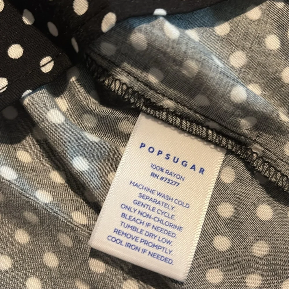 NWT 2X popsugar $40 shirt polka dot SL110 - Picture 7 of 7